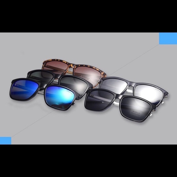 AOFLY Authentic Men's Square Sunglasses - Picture 8 of 8